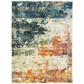 Sleep Ez 2 ft. 1 in. x 7 ft. 5 in. Oxford Sonoma Area Rug, Multi Color SL1847699